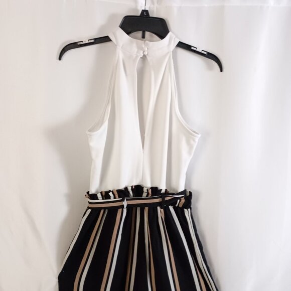 Mi Ami High Neck Sleeveless Jumpsuit Women’s Size M Black Chic Party Outfit - Picture 6 of 6